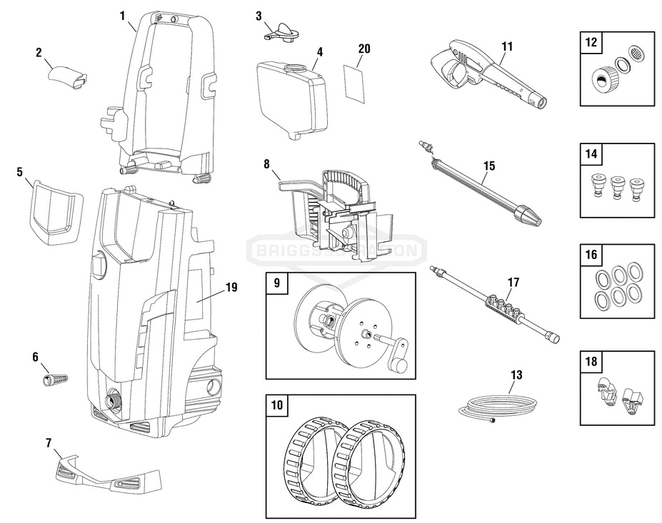 Briggs 020510 parts